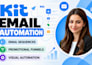 setup convertkit email automation email sequeuce kit promotion email funnel